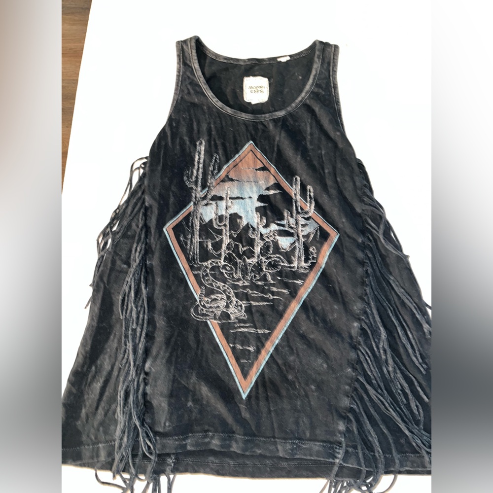 Monrow Charcoal Tank Top